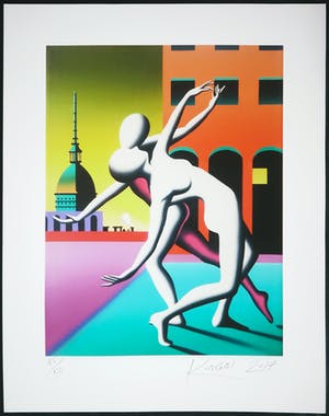 Mark Kostabi - Giclée, Dance with me kopen? Bied vanaf 80!