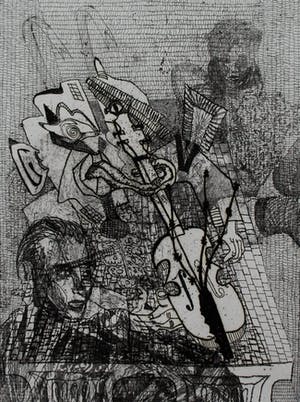 Pieter Drift - Ets: Sex & Violins(E)- 1990 kopen? Bied vanaf 49!