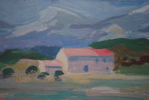 Alphons Winters - La Crau, Provence, 1958 - schilderij kopen? Bied vanaf 50!