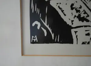 Harmen Meurs - houtsnede 1928 kopen? Bied vanaf 10!