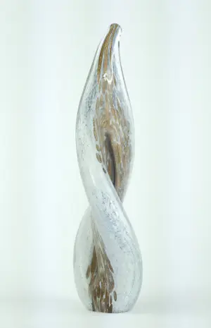 Niet of onleesbaar gesigneerd - Abstract glazen sculptuur kopen? Bied vanaf 1!