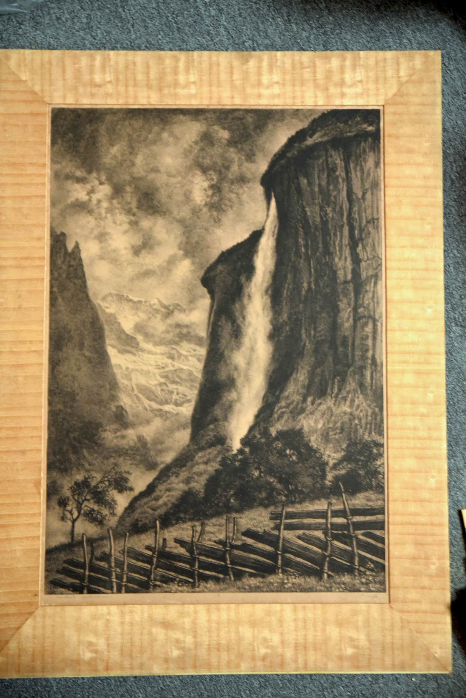 Jan Visser - Waterval Lauterbrunnen kopen? Bied vanaf 40!