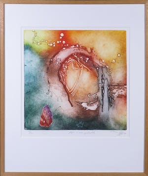 Ad Arma - Kleurenets, Tijd is een gedachte - Ingelijst kopen? Bied vanaf 50!