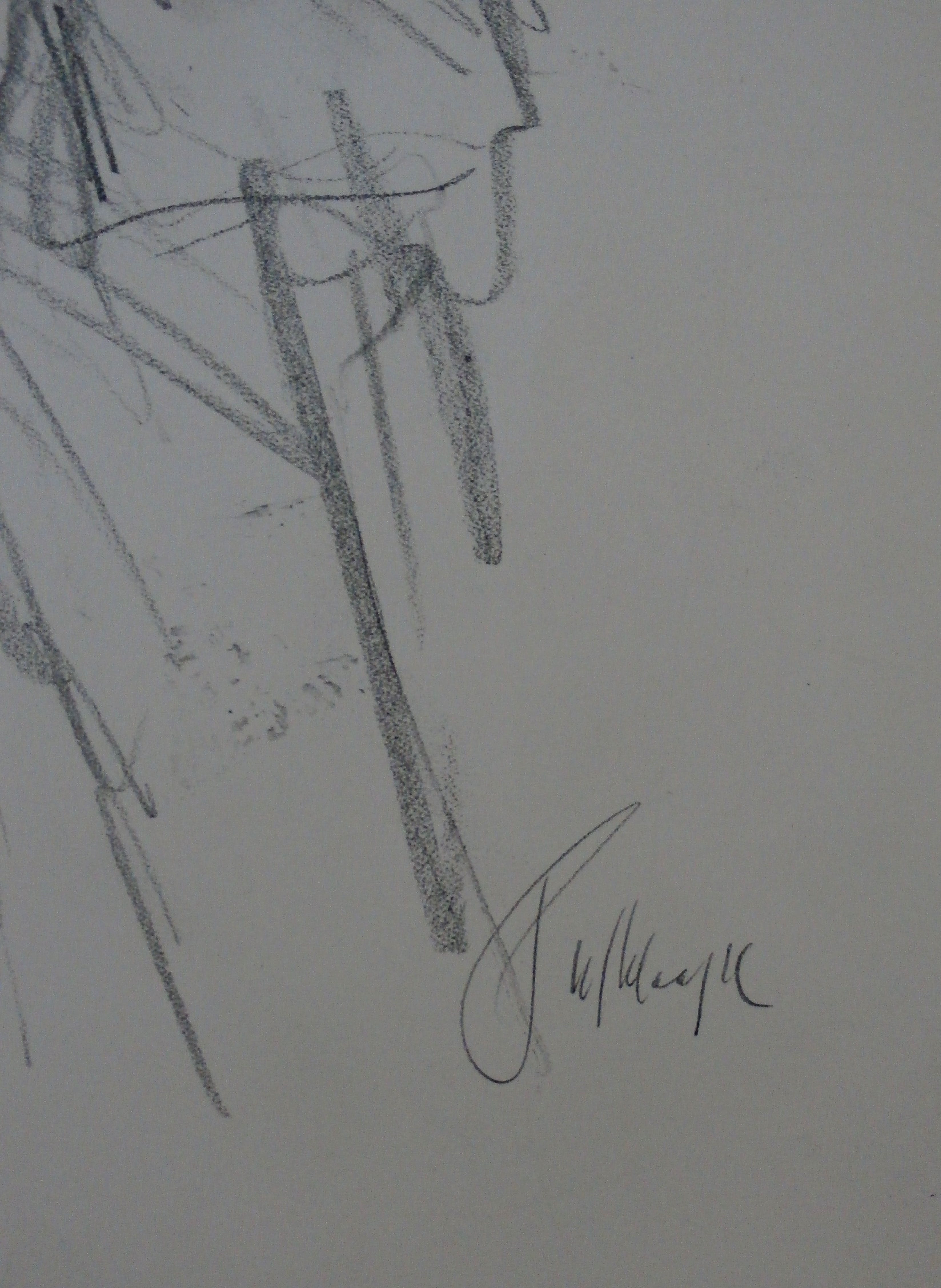 Piet Klaasse - tekening en litho : Nick Vollebregt Jazzcafé Laren - 1982 kopen? Bied vanaf 75!