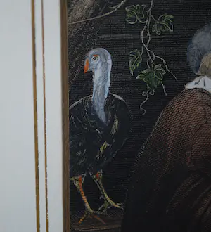 Albert Henry Payne - Pluimveeverkoper, naar Gabriël Metsu - staalgravure in kleur kopen? Bied vanaf 10!
