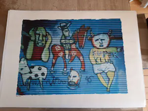 Herman Brood - Litho, Paard. kopen? Bied vanaf 60!