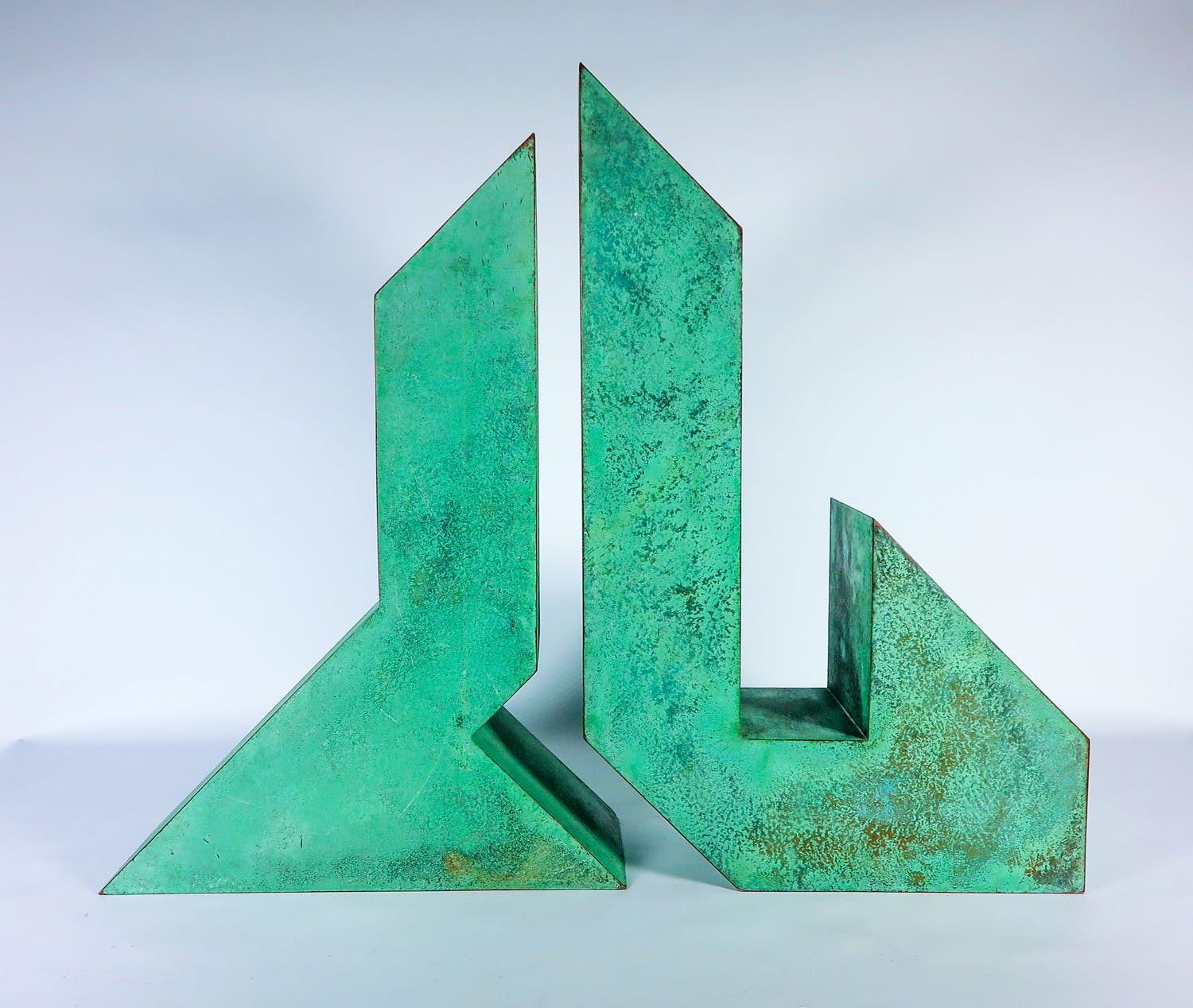 Herman Van Nazareth - Sculptuur van geoxideerd koper, Giant verkocht voor € 1200!