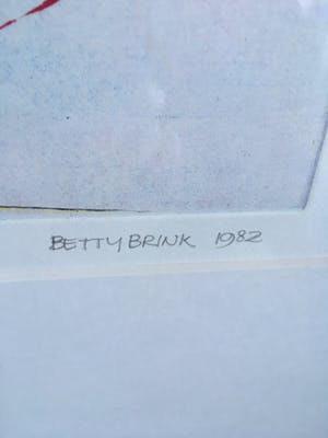 Betty Brink - Handgesigneerde kleurenets z.t. kopen? Bied vanaf 45!