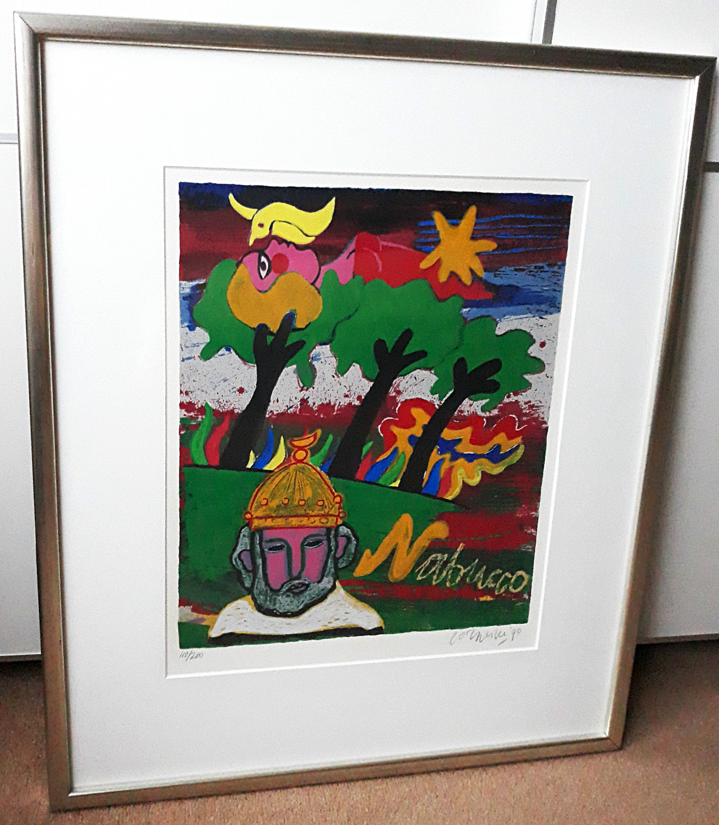 Corneille - Nabucco, zeefdruk (prachtig ingelijst) kopen? Bied vanaf 295!