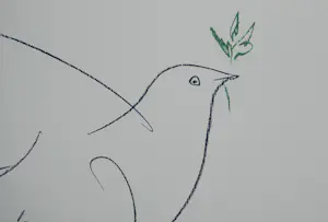 Pablo Picasso - De Blauwe Duif, litho kopen? Bied vanaf 80!