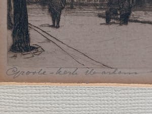 Johannes Josseaud - Grote kerk te Haarlem. kopen? Bied vanaf 25!