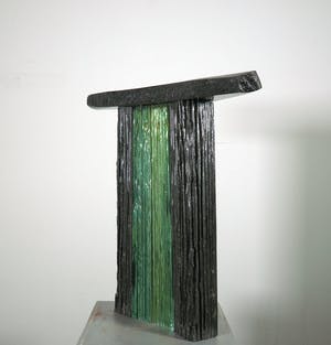 Niet of onleesbaar gesigneerd - Object van hardsteen en glas kopen? Bied vanaf 1!