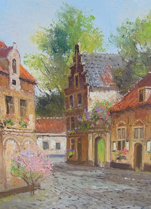 Pie Wilhelmus - Lente in oude binnenstad kopen? Bied vanaf 75!