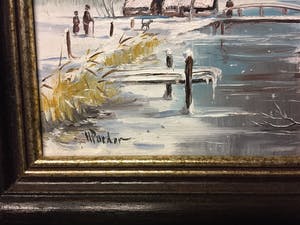 Henk Poeder - Winter landschap kopen? Bied vanaf 91!