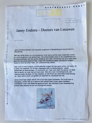 Janny Endstra-Docters van Leeuwen - GedachteLijn kopen? Bied vanaf 35!
