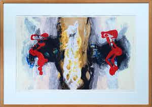 Hans Vanhorck - Zonder titel | Ingelijst (Groot) verkocht voor € 65!