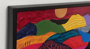 Ronald Boonacker - Italiaans landschap II | Ingelijst kopen? Bied vanaf 1!