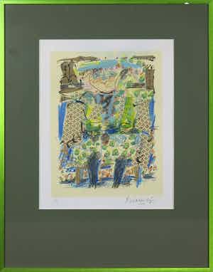 Kees Salentijn - Zeefdruk, Antonia - Ingelijst verkocht voor € 35!