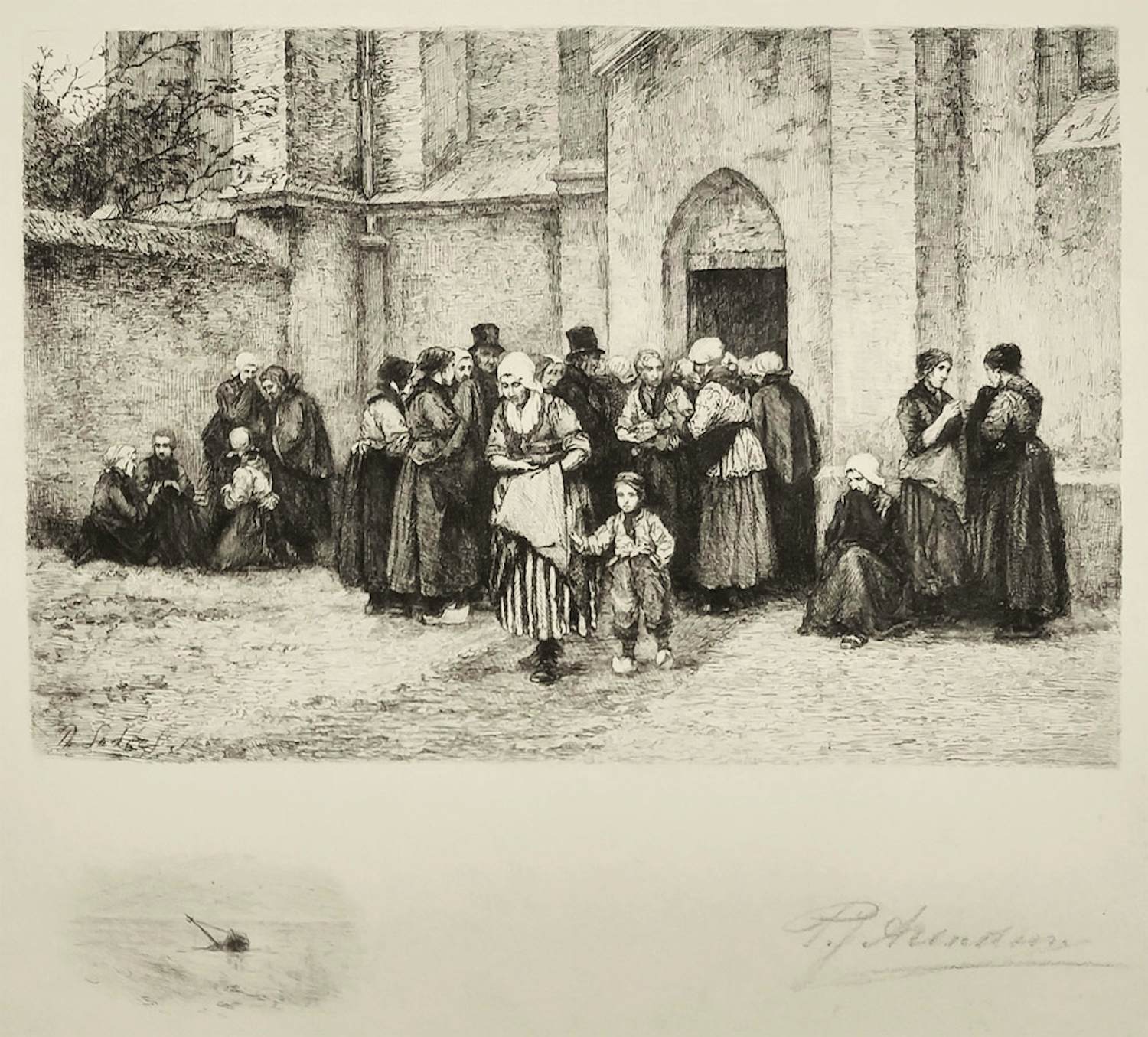 Petrus Johannes Arendzen - Armen voor een kerk kopen? Bied vanaf 40!