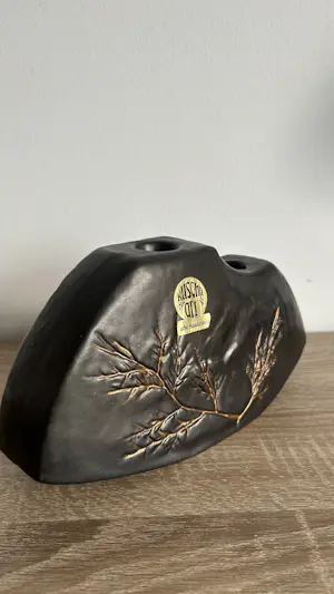 Buy Ruscha - Handgefertigter Kerzenhalter aus Keramik? Bid from 49!