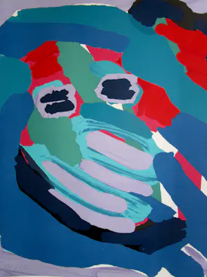 Karel Appel - Another Blue Head Again kopen? Bied vanaf 650!