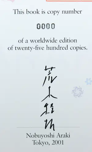 Nobuyoshi Araki - Gesigneerde XXL Limited Collector’s Edition, Araki + 2 ingelijste foto's kopen? Bied vanaf 1!