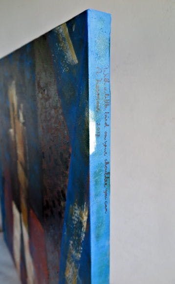 Niet of onleesbaar gesigneerd - With a little bird on your shoulder you can ... - 3D - Gesigneerd A. Lesmour(?) kopen? Bied vanaf 1!