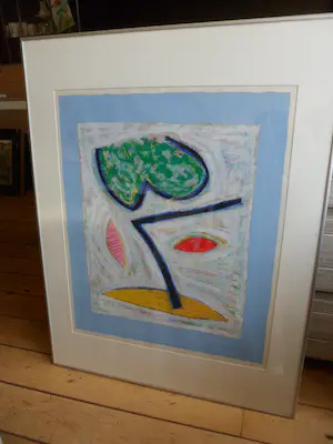 Harrie Gerritz - zeefdruk: Aarzelende herfst - 1989 kopen? Bied vanaf 50!