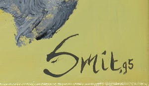 Koos Smit - Olieverf op doek, Saga III - Ingelijst (Groot) kopen? Bied vanaf 1!