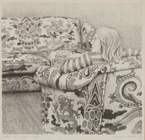 Marja Schutte - Patroon III - 3/15 - 1977 - litho op papier - BKR Den Haag kopen? Bied vanaf 10!