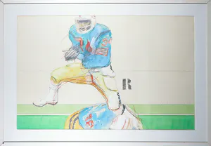 Walter van Gogh - Aquarel, Football III - Ingelijst (Groot) kopen? Bied vanaf 1!