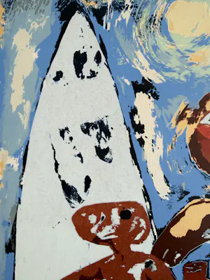 John Lie a Fo - handgesigneerde kleurenzeefdruk | 'Kabra Kapa' | 1988 kopen? Bied vanaf 60!