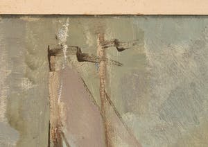 Frans Verpoorten - Olieverf op doek, Boten in haven - Ingelijst kopen? Bied vanaf 180!