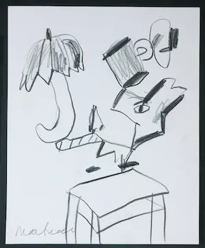 Anton Martineau - Lot van 4 unieke werken op papier! kopen? Bied vanaf 1!