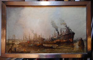 Wim Bos - Rotterdam ca. 1950 kopen? Bied vanaf 450!