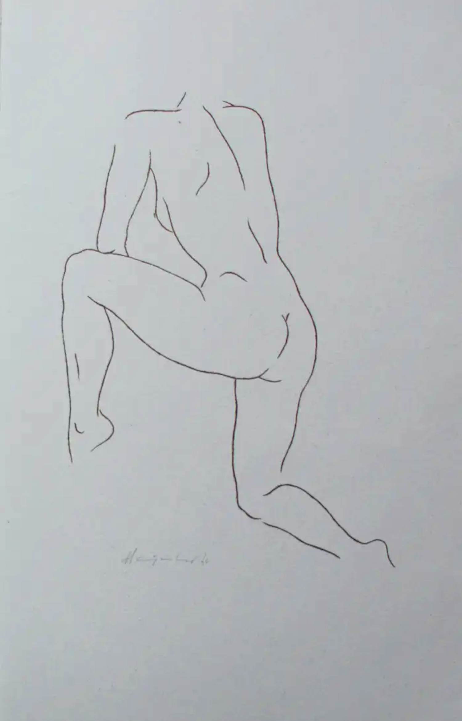 Harry van Kuyk - Zeefdruk: naakt - 1996 kopen? Bied vanaf 150!