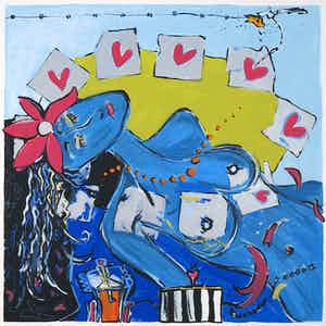 Miriam Slaats - Zeefdruk, Bezieling van een vrouw verkocht voor € 1!