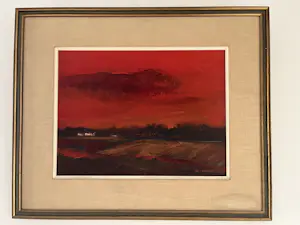 André De Smedt - LANDSCHAP IN AVONDROOD kopen? Bied vanaf 100!