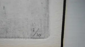 Rolf Weijburg - Detail in Italië (Milaan) -ets 1/10 en fotocollage -zeer vroeg werk (1980) kopen? Bied vanaf 100!