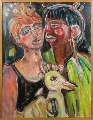 Christine Spierings - Olieverf op doek, Wedding - Ingelijst (Groot) kopen? Bied vanaf 1!