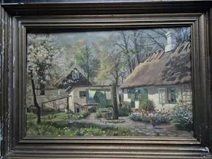 Willer Jorgensen - Landelijk lentetafereel kopen? Bied vanaf 100!