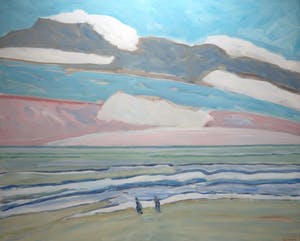 Paul Overhaus - Olieverf op doek, Branding - Ingelijst (Zeer groot) kopen? Bied vanaf 500!