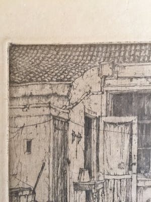 Arend Hendriks - Zes etsen uit 1922-1923 kopen? Bied vanaf 30!