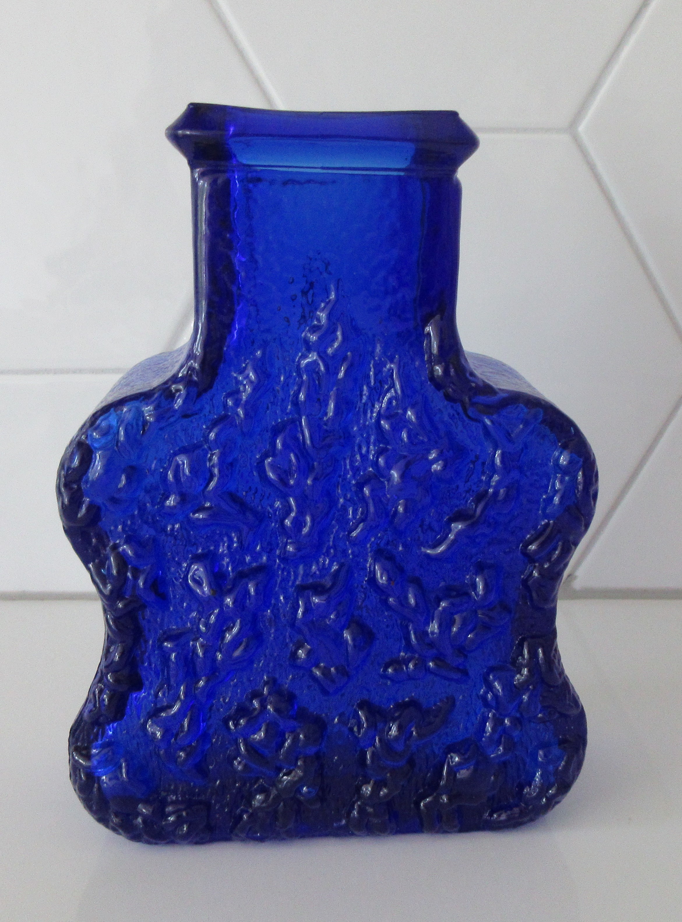 Lars Hellsten - Blauwe persglazen 'barkvase' voor Skruf kopen? Bied vanaf 28!