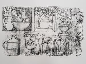 Kees Franse - Vier Litho,s - Gesigneerd & Gedateerd kopen? Bied vanaf 55!