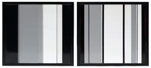 Johan van den Berg - Black, White and Grey, acrylverf op paneel (tweeluik, netjes ingelijst) kaufen? Bieten Sie von 295!