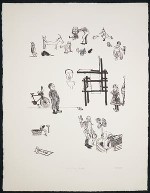 Sipke Huismans - Jos van Doorn, Lot van twee stuks grafiek kopen? Bied vanaf 1!