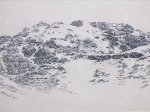 Dirk Harting - Weids duinlandschap - Ets kopen? Bied vanaf 50!