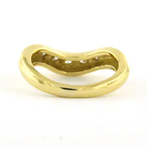18k geelgouden ring met briljant geslepen diamanten tot. 0.20ct – G/H - VS/SI kopen? Bied vanaf 500!