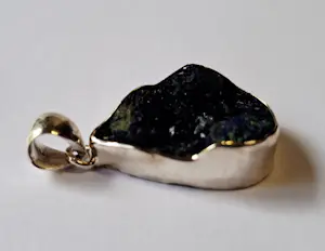 Zilveren Bijzondere hanger met Azuriet en  malachiet kopen? Bied vanaf 95!